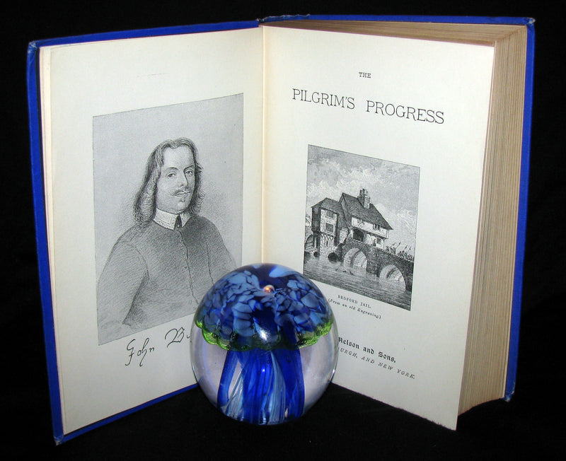 1898 Victorian Rare Book - The Pilgrim's Progress by John Bunyan, Illustrated