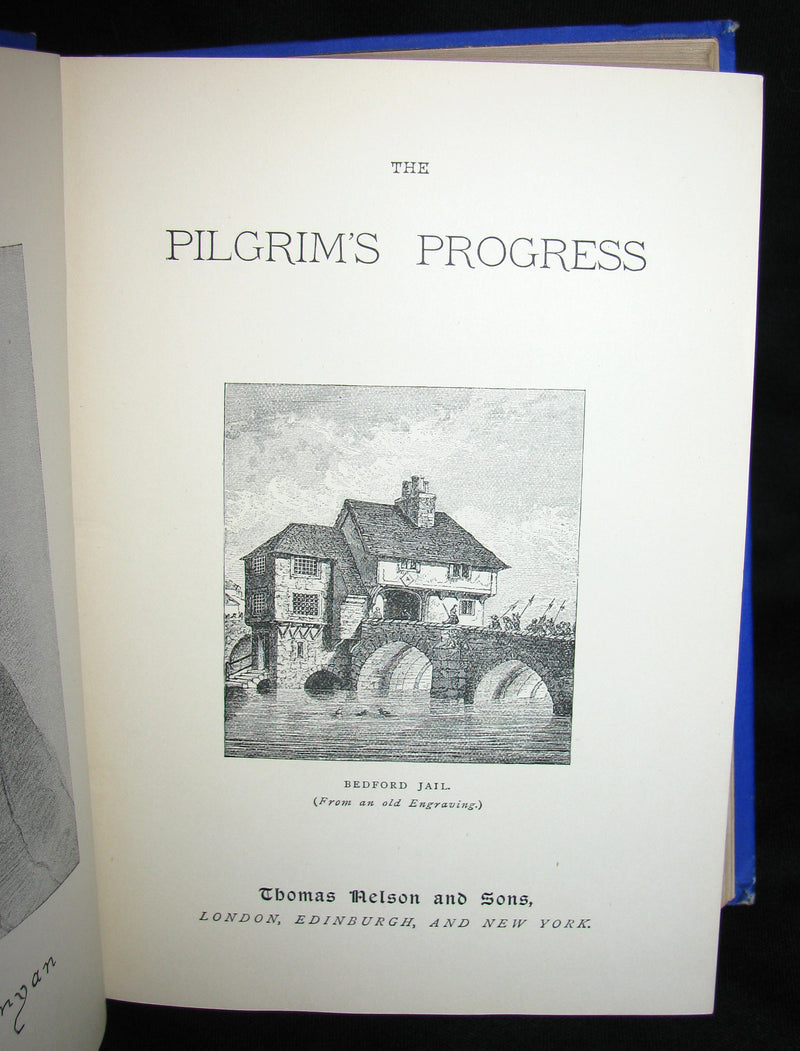 1898 Victorian Rare Book - The Pilgrim's Progress by John Bunyan, Illustrated