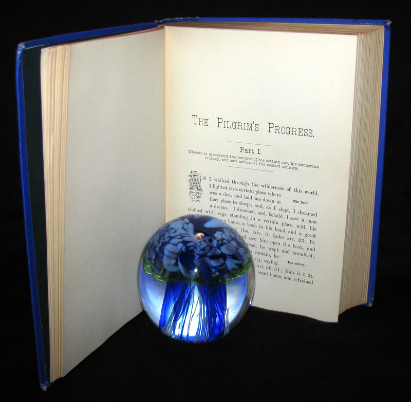 1898 Victorian Rare Book - The Pilgrim's Progress by John Bunyan, Illustrated