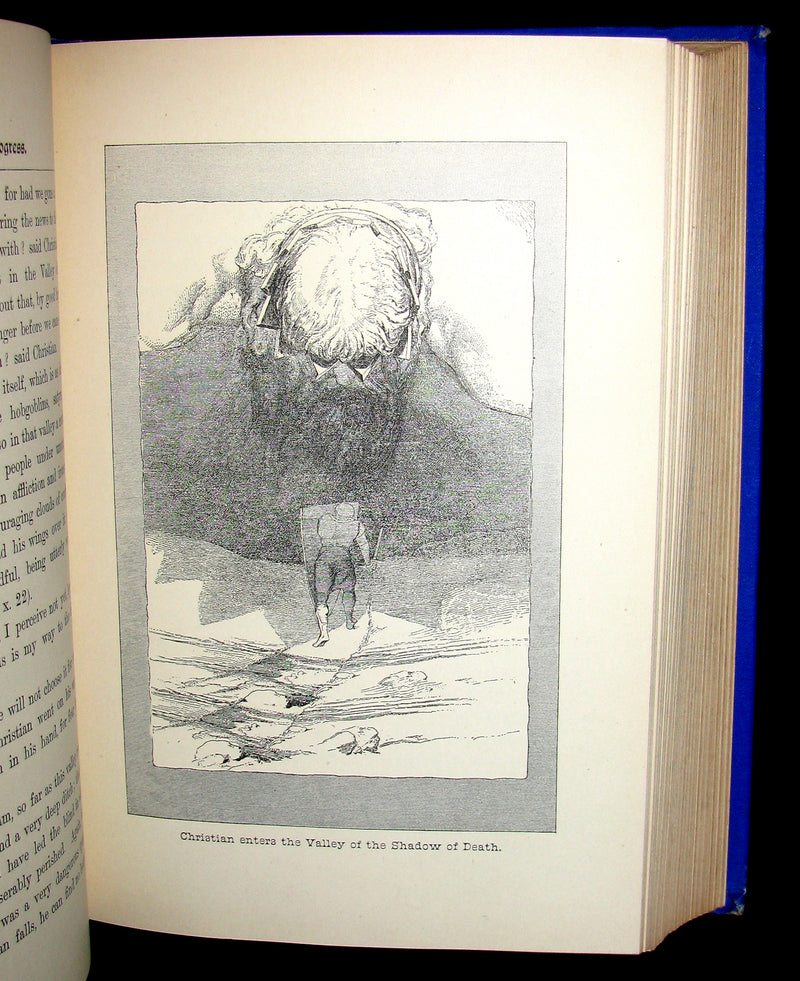 1898 Victorian Rare Book - The Pilgrim's Progress by John Bunyan, Illustrated