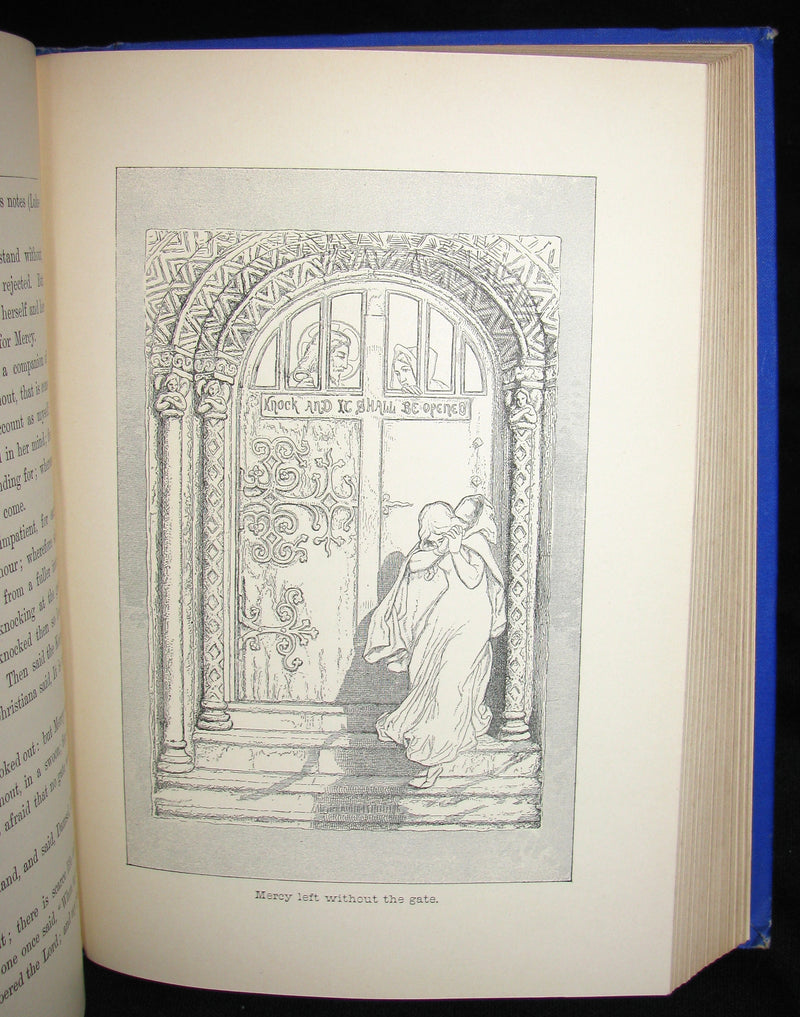 1898 Victorian Rare Book - The Pilgrim's Progress by John Bunyan, Illustrated