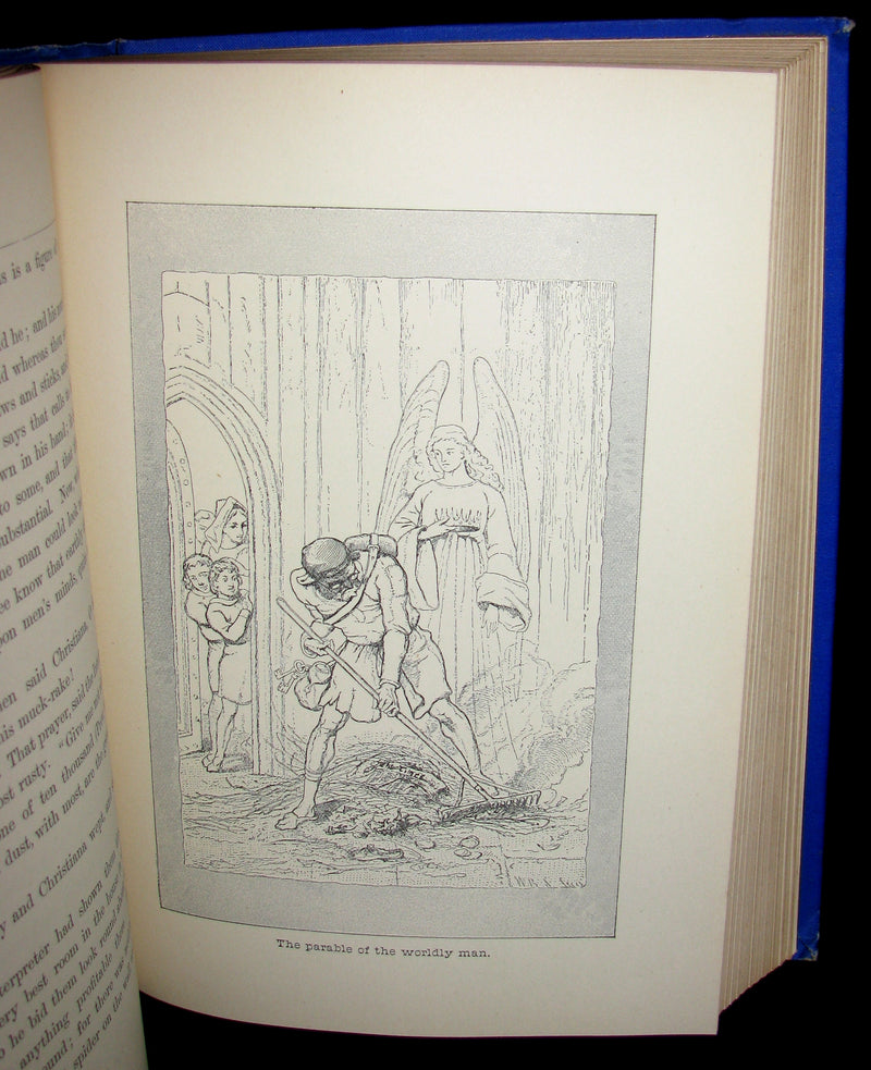 1898 Victorian Rare Book - The Pilgrim's Progress by John Bunyan, Illustrated