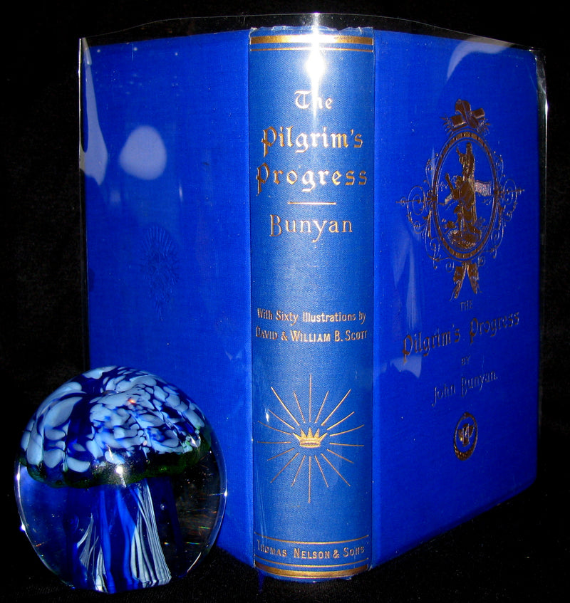 1898 Victorian Rare Book - The Pilgrim's Progress by John Bunyan, Illustrated