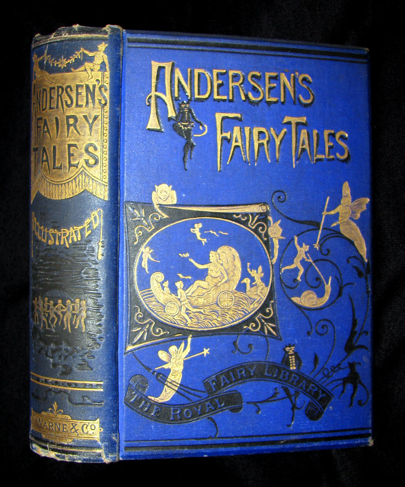1892 Rare Victorian Book -  Hans Christian Andersen's FAIRY TALES illustrated