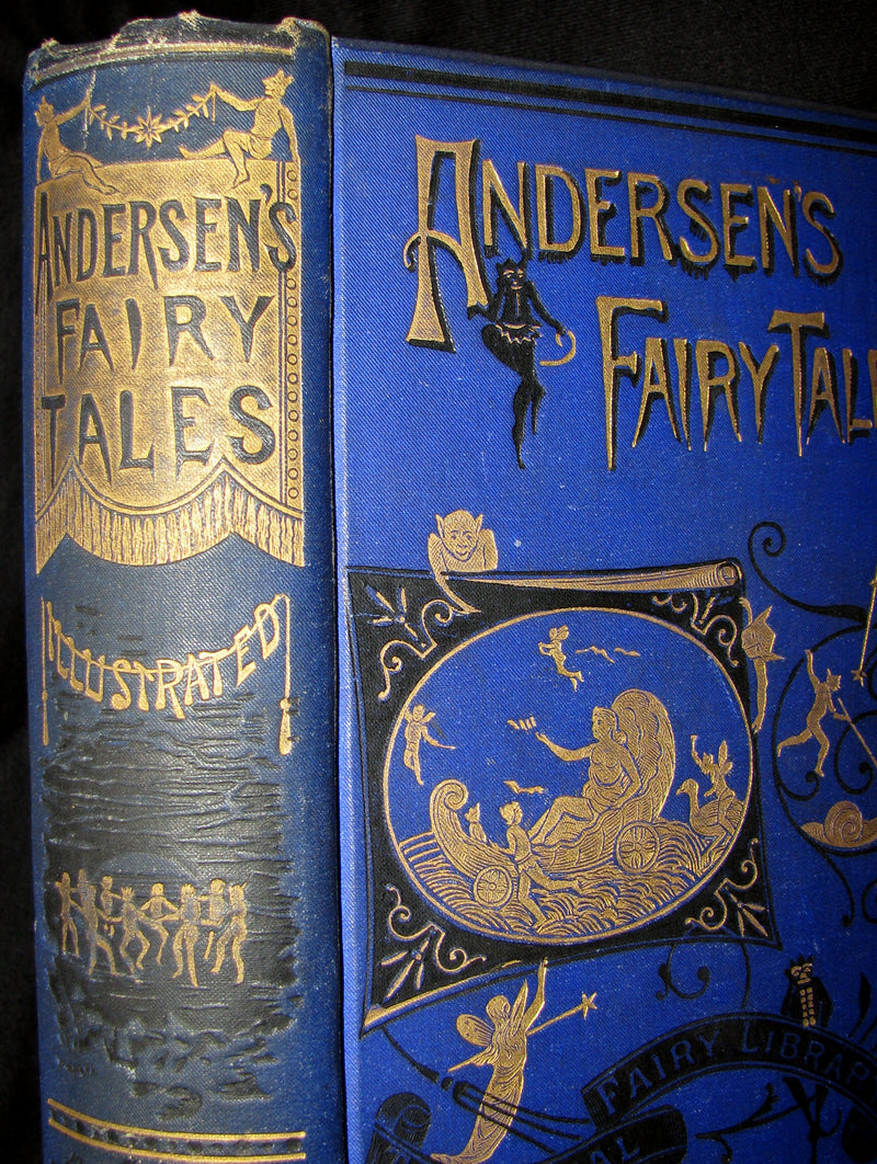 1892 Rare Victorian Book -  Hans Christian Andersen's FAIRY TALES illustrated