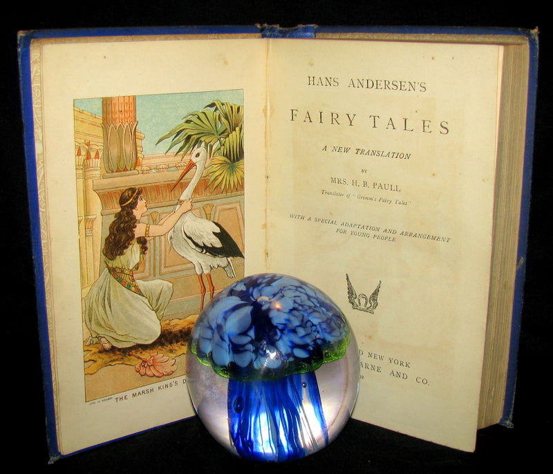 1892 Rare Victorian Book -  Hans Christian Andersen's FAIRY TALES illustrated
