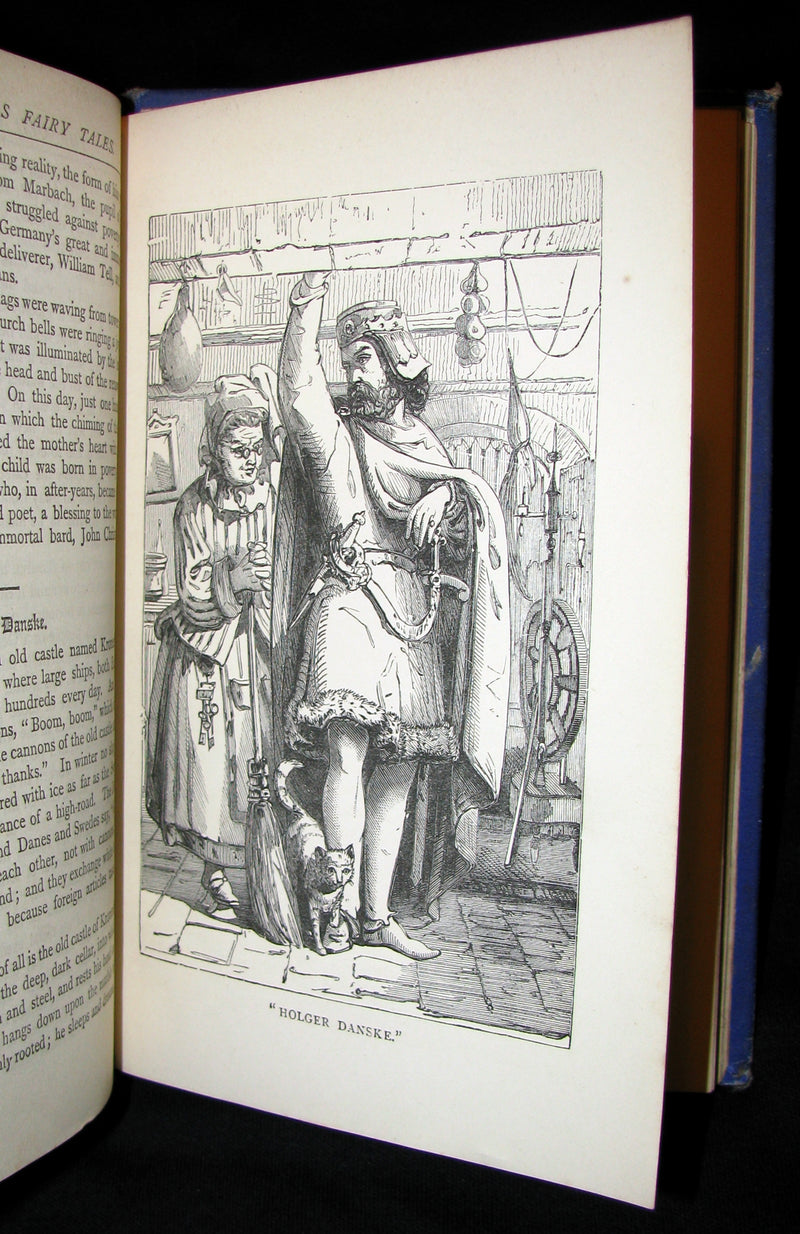 1892 Rare Victorian Book -  Hans Christian Andersen's FAIRY TALES illustrated