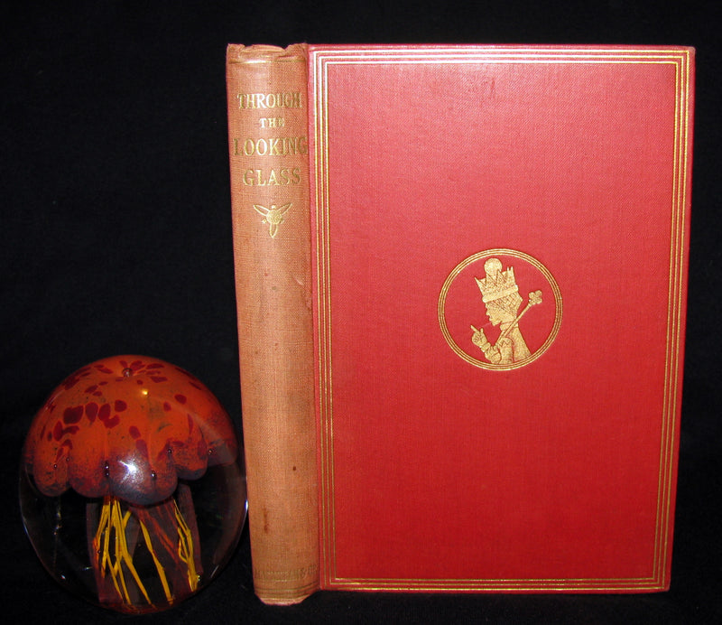 1887 Rare Victorian Book - Through the Looking Glass, and What Alice Found There by Lewis Carroll