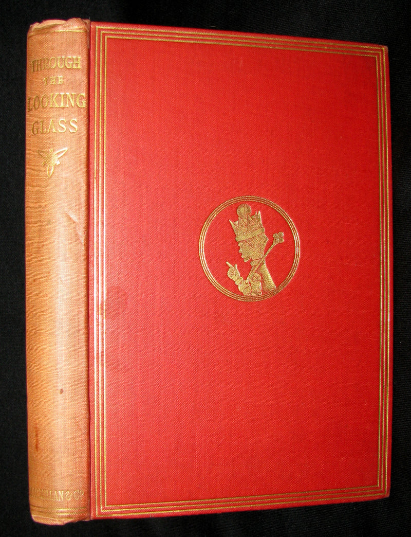 1887 Rare Victorian Book - Through the Looking Glass, and What Alice Found There by Lewis Carroll