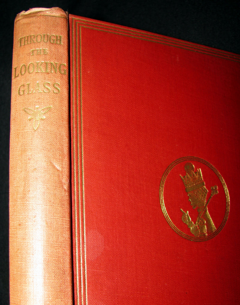 1887 Rare Victorian Book - Through the Looking Glass, and What Alice Found There by Lewis Carroll