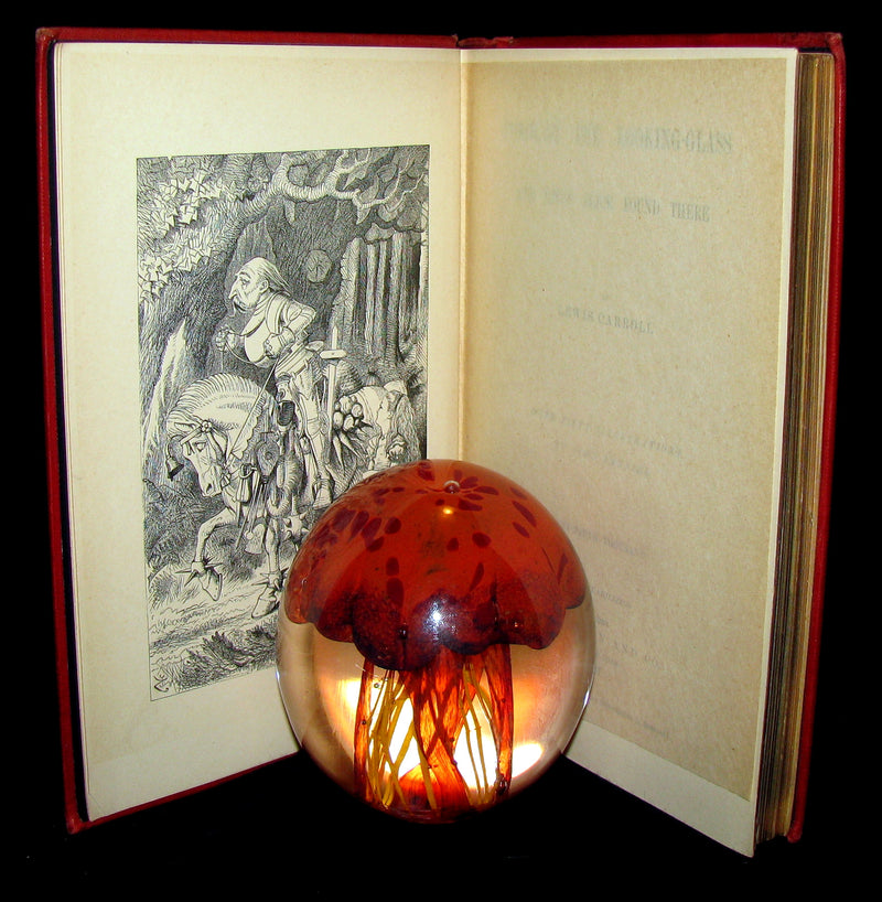 1887 Rare Victorian Book - Through the Looking Glass, and What Alice Found There by Lewis Carroll