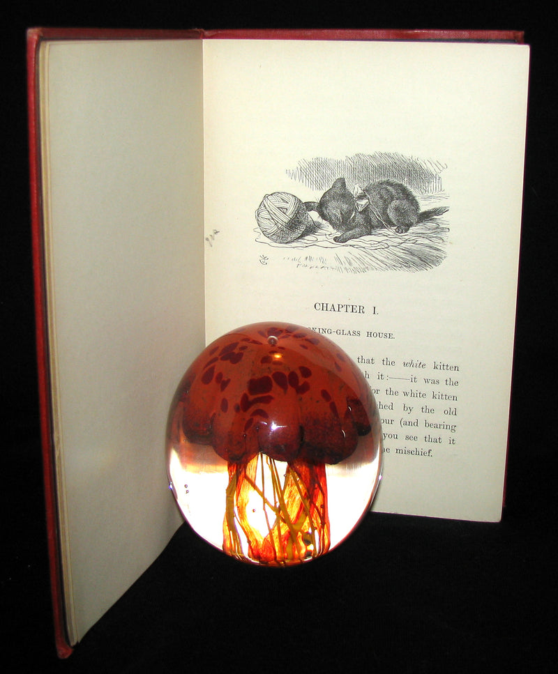 1887 Rare Victorian Book - Through the Looking Glass, and What Alice Found There by Lewis Carroll