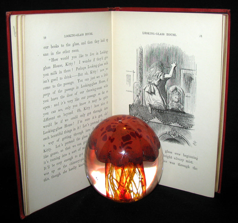 1887 Rare Victorian Book - Through the Looking Glass, and What Alice Found There by Lewis Carroll