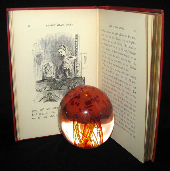 1887 Rare Victorian Book - Through the Looking Glass, and What Alice Found There by Lewis Carroll