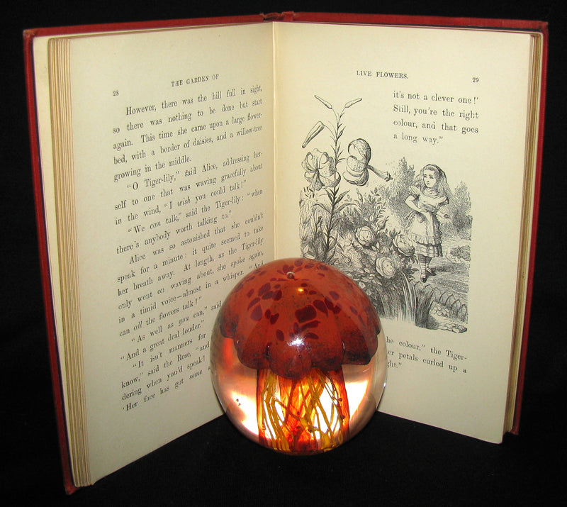 1887 Rare Victorian Book - Through the Looking Glass, and What Alice Found There by Lewis Carroll