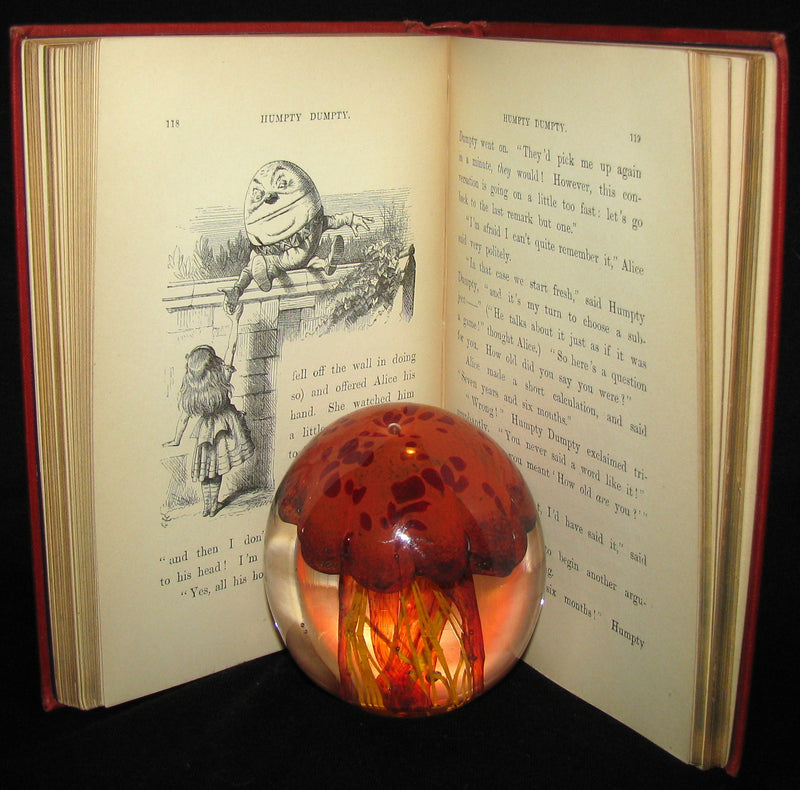 1887 Rare Victorian Book - Through the Looking Glass, and What Alice Found There by Lewis Carroll