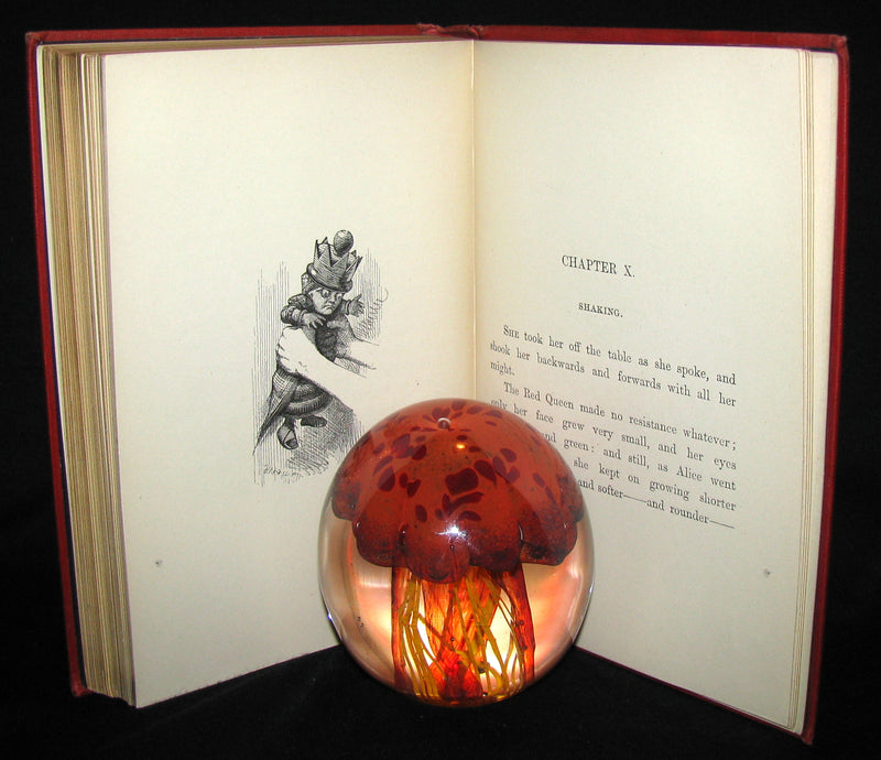 1887 Rare Victorian Book - Through the Looking Glass, and What Alice Found There by Lewis Carroll