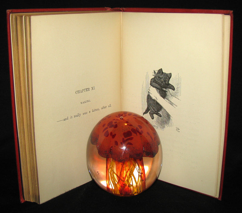 1887 Rare Victorian Book - Through the Looking Glass, and What Alice Found There by Lewis Carroll