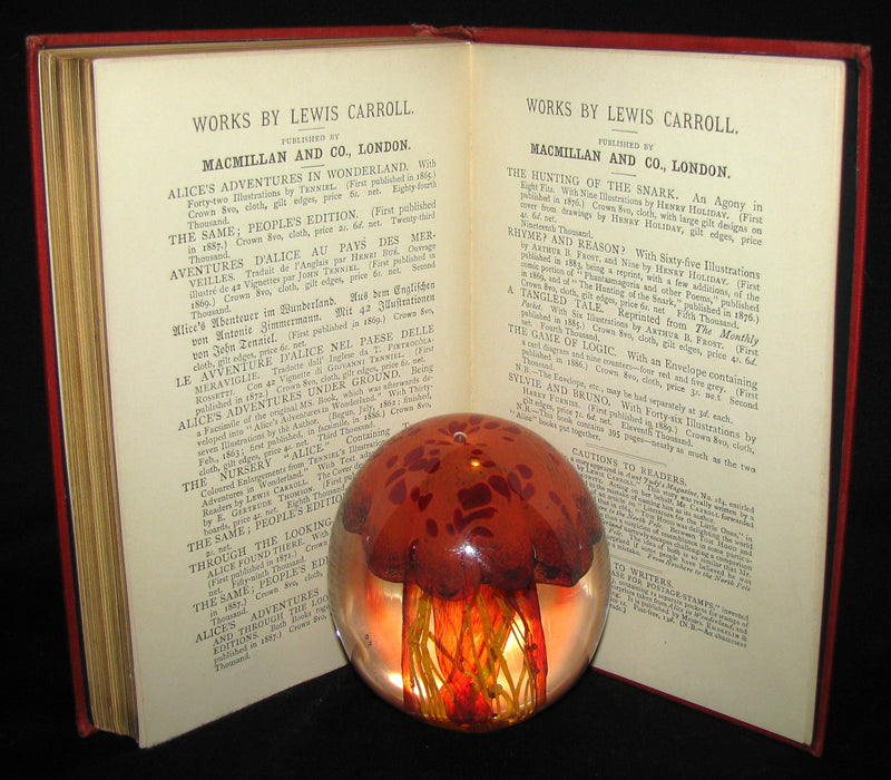 1887 Rare Victorian Book - Through the Looking Glass, and What Alice Found There by Lewis Carroll