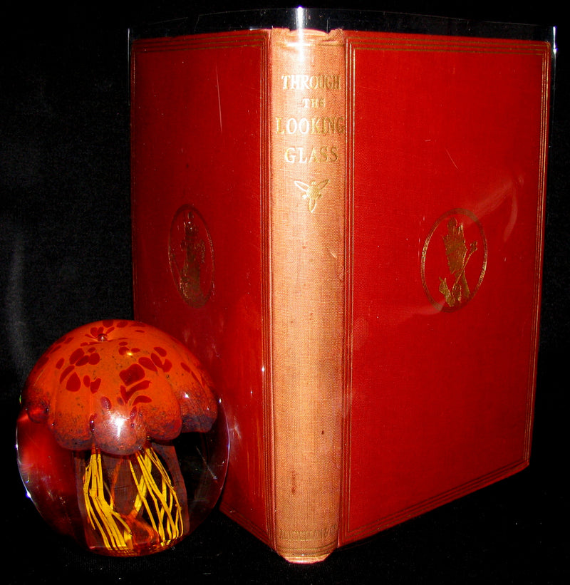 1887 Rare Victorian Book - Through the Looking Glass, and What Alice Found There by Lewis Carroll