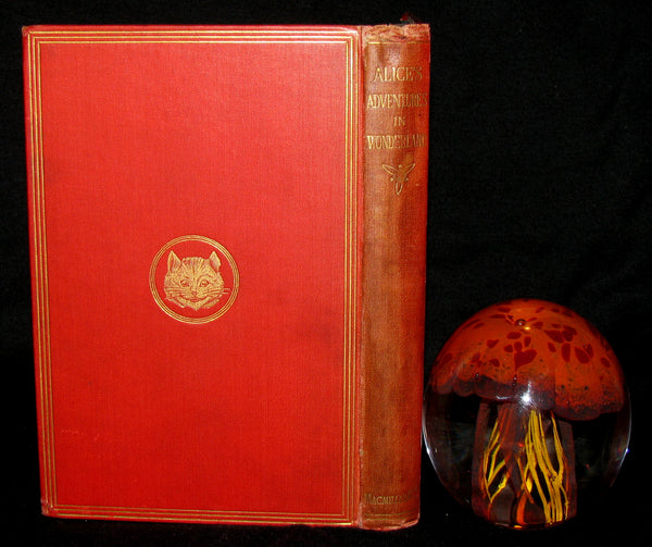 1885 Rare Victorian Book - Alice's Adventures in Wonderland by Lewis Carroll