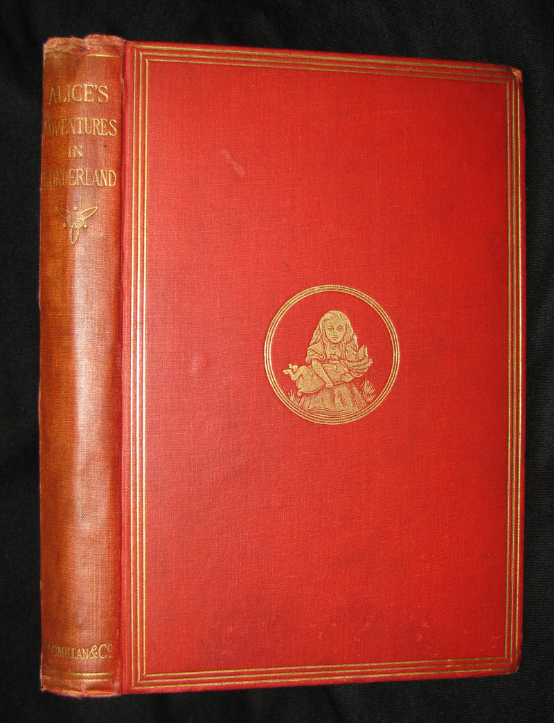 1885 Rare Victorian Book - Alice's Adventures in Wonderland by Lewis Carroll