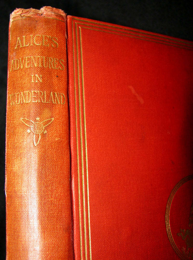 1885 Rare Victorian Book - Alice's Adventures in Wonderland by Lewis Carroll