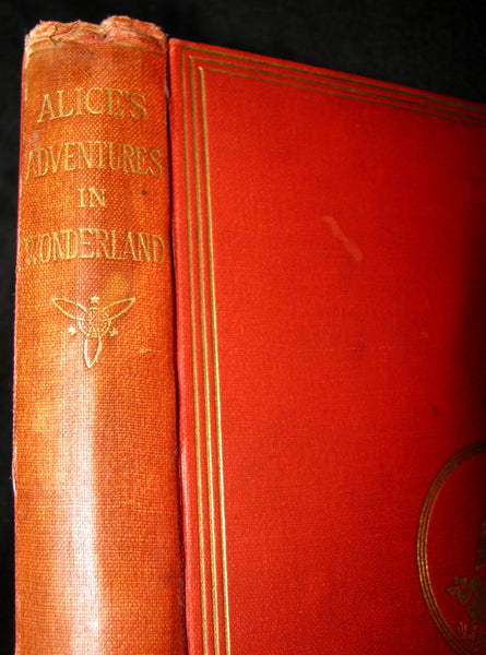 1885 Rare Victorian Book - Alice's Adventures in Wonderland by Lewis Carroll