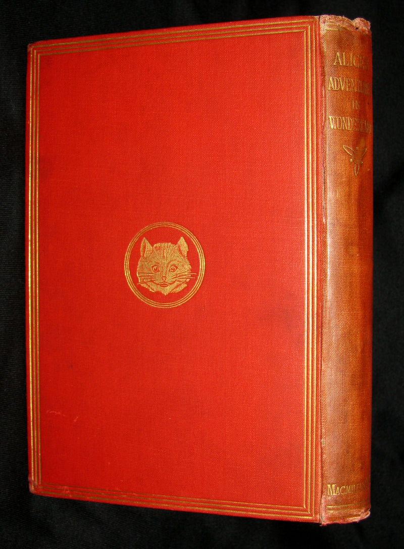 1885 Rare Victorian Book - Alice's Adventures in Wonderland by Lewis Carroll