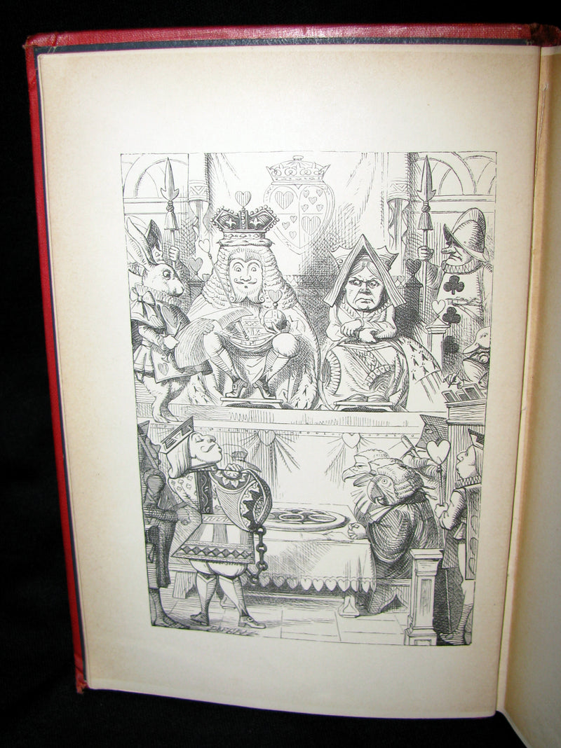 1885 Rare Victorian Book - Alice's Adventures in Wonderland by Lewis Carroll