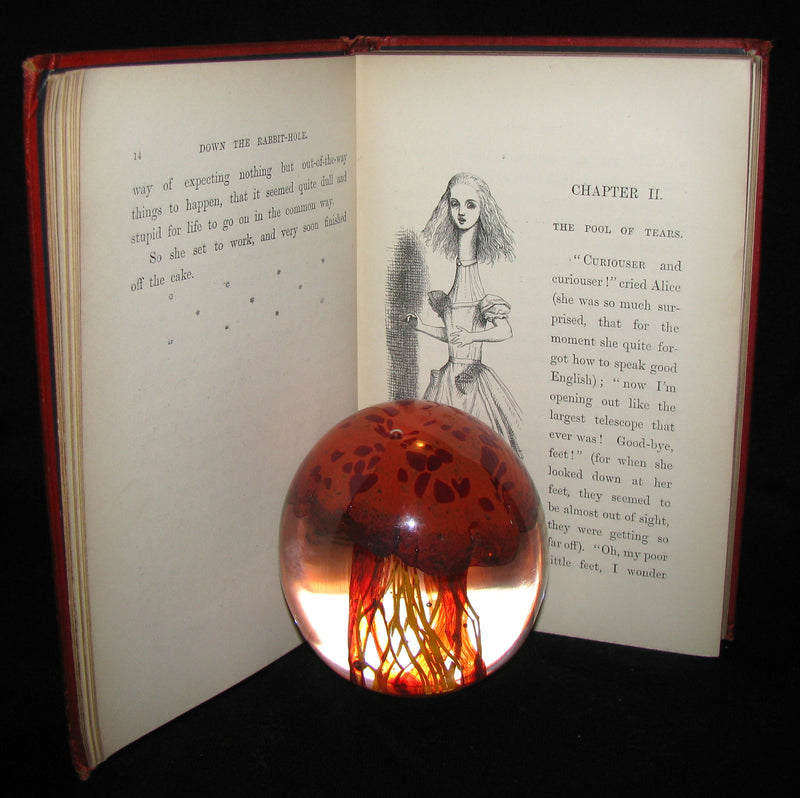 1885 Rare Victorian Book - Alice's Adventures in Wonderland by Lewis Carroll