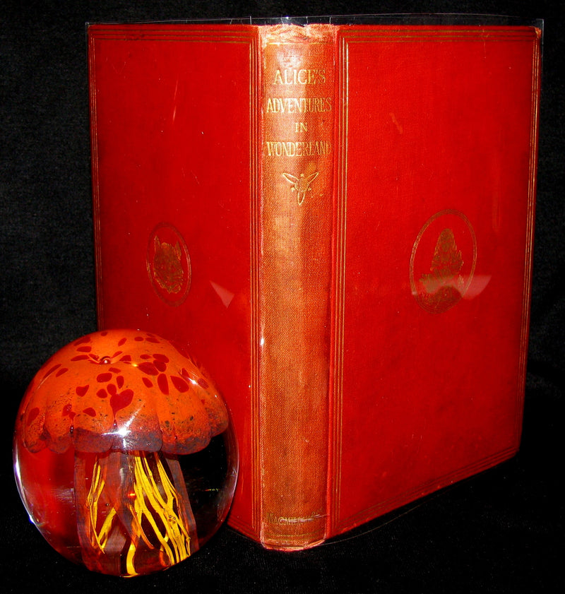 1885 Rare Victorian Book - Alice's Adventures in Wonderland by Lewis Carroll