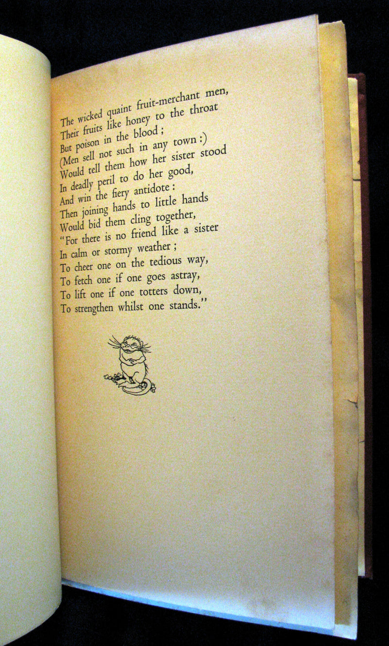1933 First American Edition - Goblin Market by Christina Rossetti, illustrated by Arthur Rackham