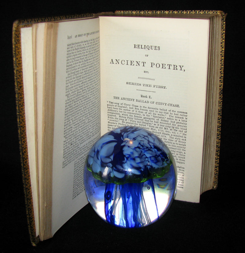 1865 Rare Victorian Book -  Reliques of Ancient English Poetry and Old Heroic Ballads collected  by Thomas Percy