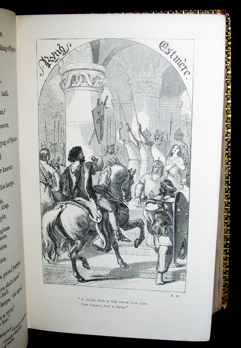 1865 Rare Victorian Book -  Reliques of Ancient English Poetry and Old Heroic Ballads collected  by Thomas Percy