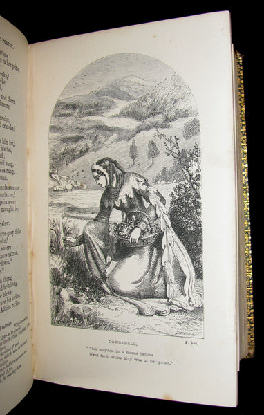 1865 Rare Victorian Book -  Reliques of Ancient English Poetry and Old Heroic Ballads collected  by Thomas Percy