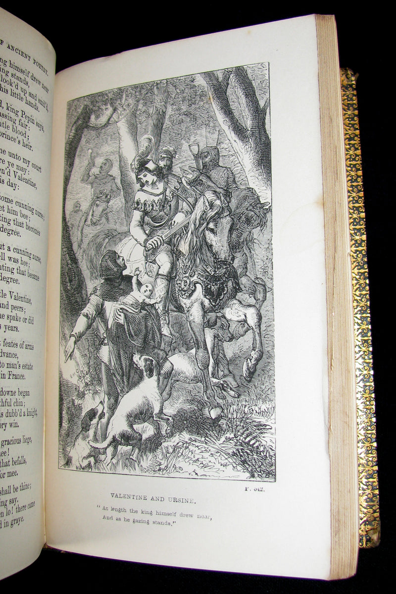 1865 Rare Victorian Book -  Reliques of Ancient English Poetry and Old Heroic Ballads collected  by Thomas Percy