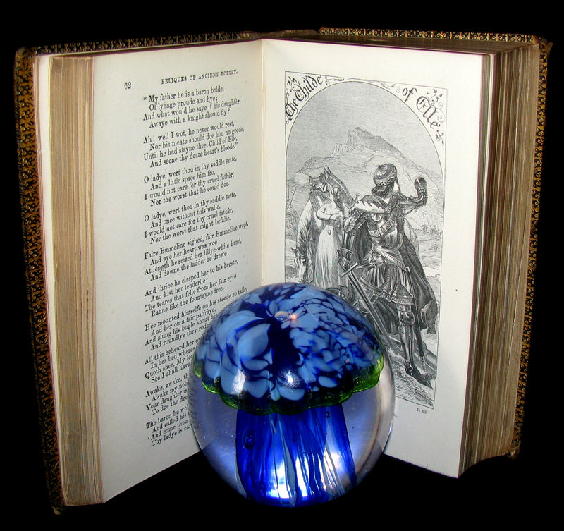 1865 Rare Victorian Book -  Reliques of Ancient English Poetry and Old Heroic Ballads collected  by Thomas Percy