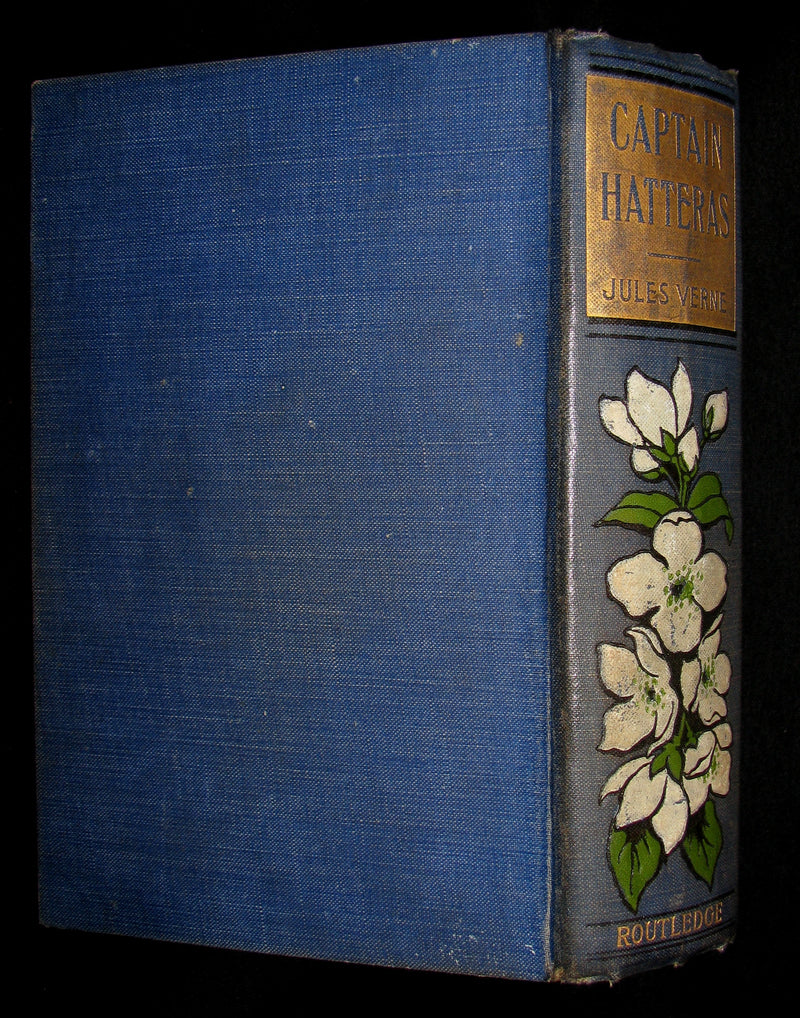 1900 Rare Book - Captain Hatteras - I. The English at the North Pole (with) II. The Field of Ice by Jules Verne