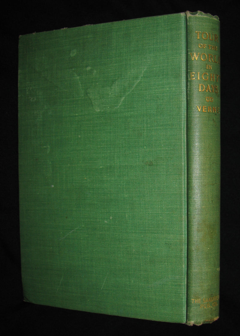 1903 Rare Book - The Tour of the World in Eighty Days by Jules Verne - Rare edition