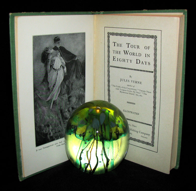 1903 Rare Book - The Tour of the World in Eighty Days by Jules Verne - Rare edition