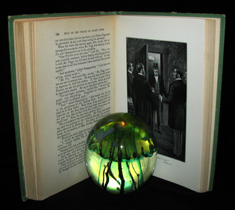1903 Rare Book - The Tour of the World in Eighty Days by Jules Verne - Rare edition