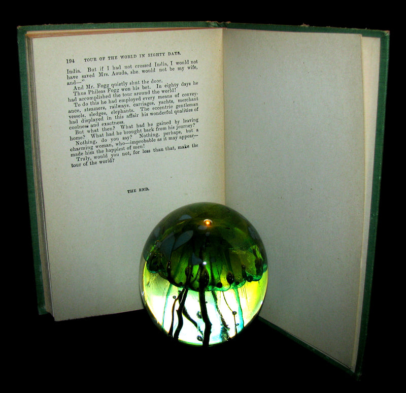 1903 Rare Book - The Tour of the World in Eighty Days by Jules Verne - Rare edition