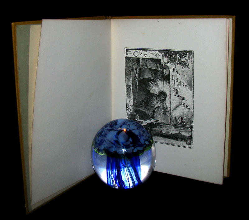 1881 Rare Victorian Book - The Bells by Edgar Allan POE (Illustrated)