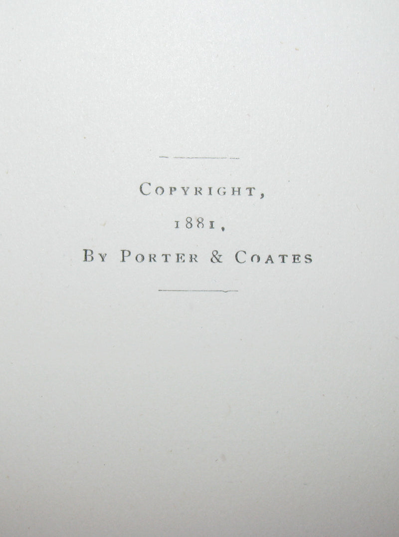 1881 Rare Victorian Book - The Bells by Edgar Allan POE (Illustrated)