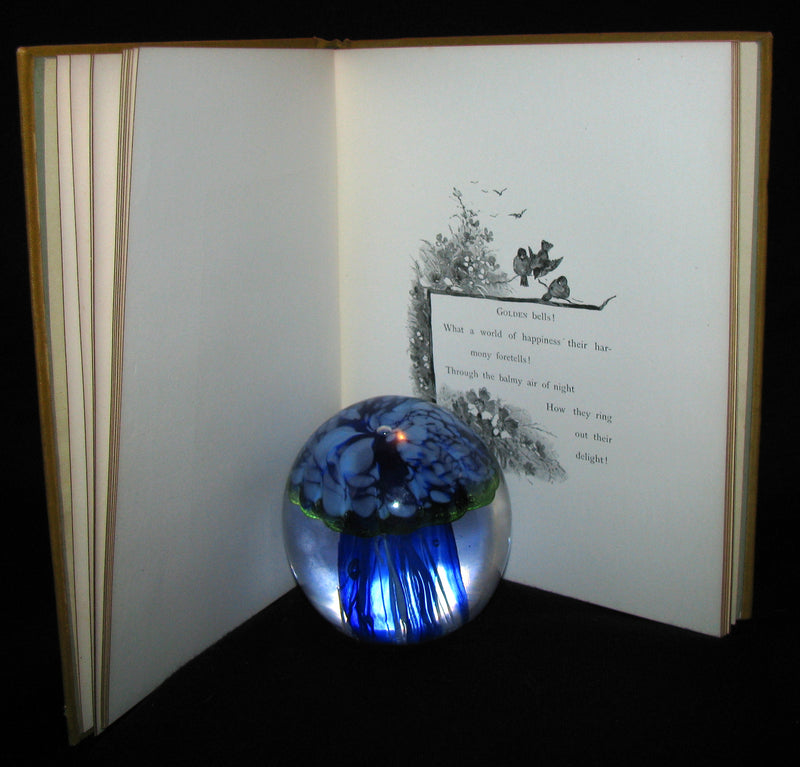 1881 Rare Victorian Book - The Bells by Edgar Allan POE (Illustrated)