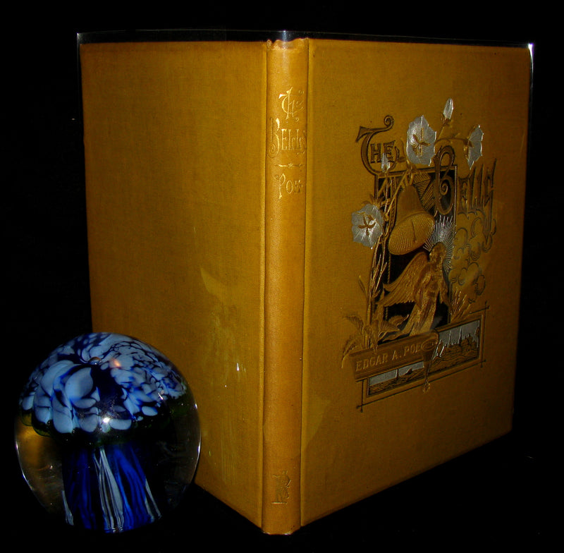 1881 Rare Victorian Book - The Bells by Edgar Allan POE (Illustrated)