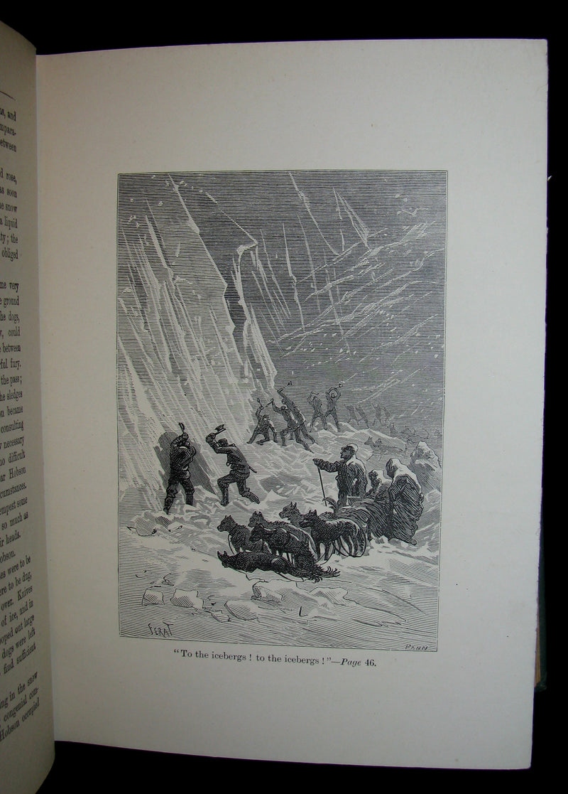 1915 Rare Book - The Fur Country or Seventy Degrees North Latitude by Jules Verne