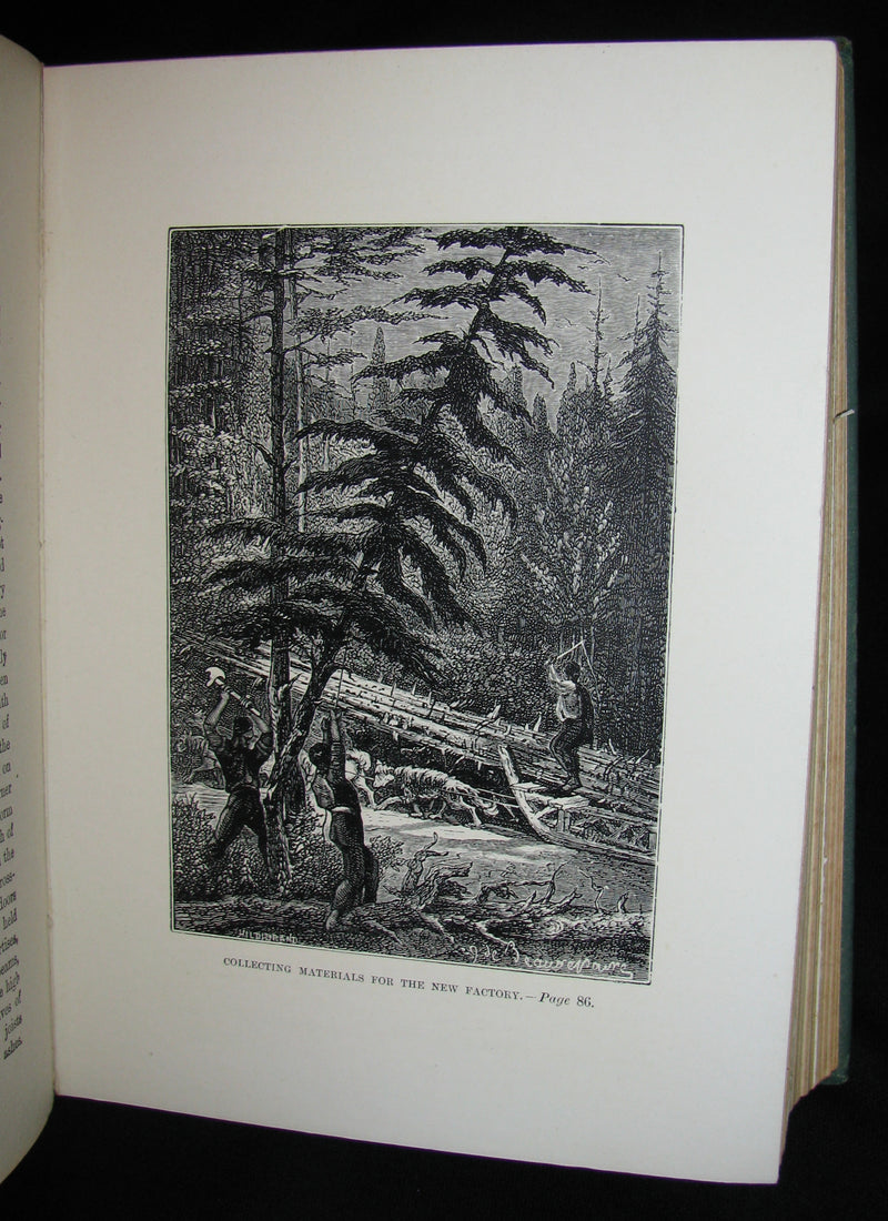 1915 Rare Book - The Fur Country or Seventy Degrees North Latitude by Jules Verne