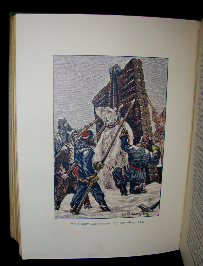 1915 Rare Book - The Fur Country or Seventy Degrees North Latitude by Jules Verne
